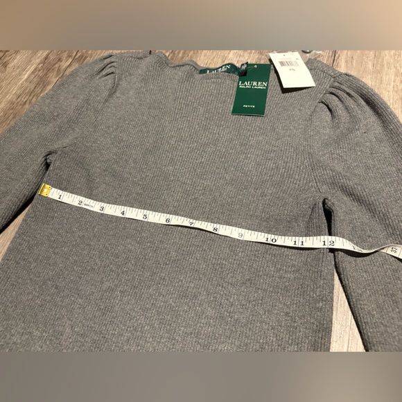 NWT Women’s Ralph Lauren Ribbed Knit Top SP - Picture 3 of 5